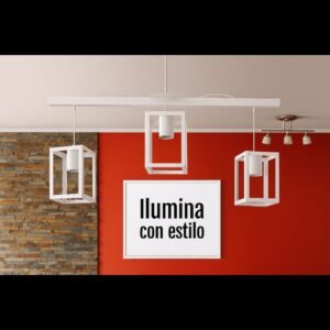 LÁMPARA COLGANTE DE TECHO DE 3 LUCES - "MARGARET"