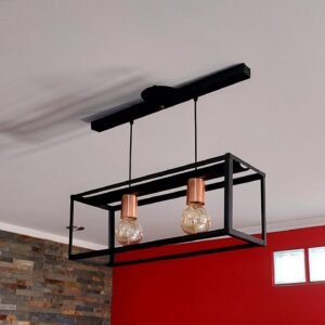 LÁMPARA COLGANTE DE TECHO DE 2 LUCES - "AKIRA"