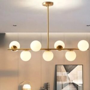 LÁMPARA COLGANTE DE TECHO DE 7 LUCES -